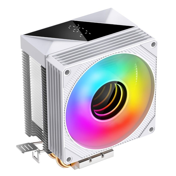 Tản nhiệt khí Leopard KF200 DGT - White | 92mm, RGB (1200, 1700, AM4, AM5)