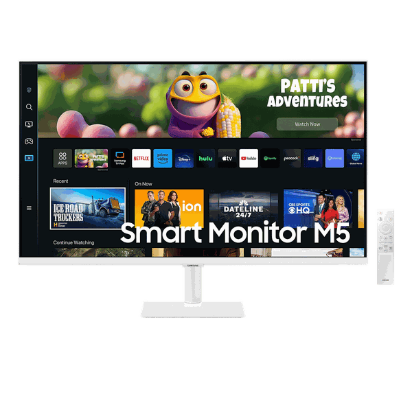 Màn hình thông minh Samsung M5 LS32CM501EEXXV | 32 inch, Full HD, VA, 60Hz, 4ms, HDR10, phẳng, WiFi 5, Bluetooth 5.2, remote, trắng