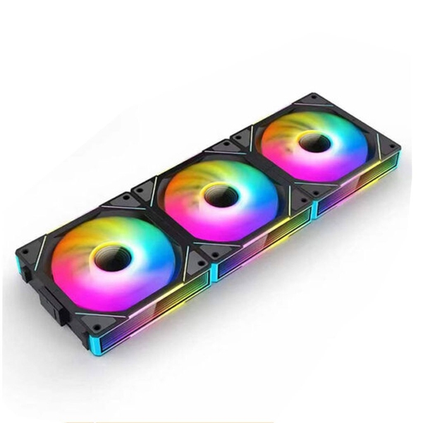 Fan Case led ARGB Leopard - Đen | Kit 3 Fan, ghép nối không dây (Gió thuận)