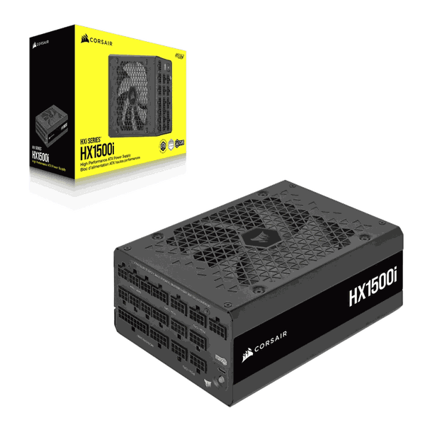 Nguồn Corsair HX1500i Platinum 1500W - Đen (Cp-9020261-Na)