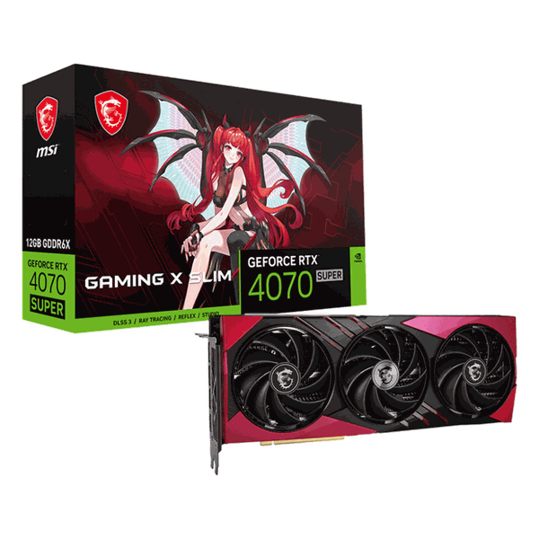 Card màn hình MSI GeForce RTX 4070 Super 12G Gaming X Slim MLG