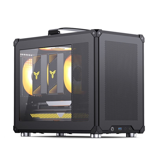 Thùng máy Jonsbo C6 Max Micro-ATX | Màu đen