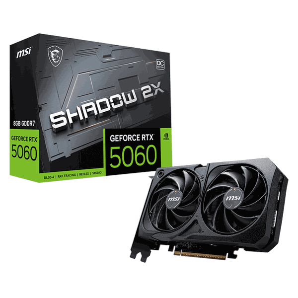 Card màn hình MSI GeForce RTX™ 5060 8G SHADOW 2X OC