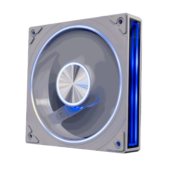 Fan case Leopard TransWarp ARGB - White | Gió thuận, fan lẻ