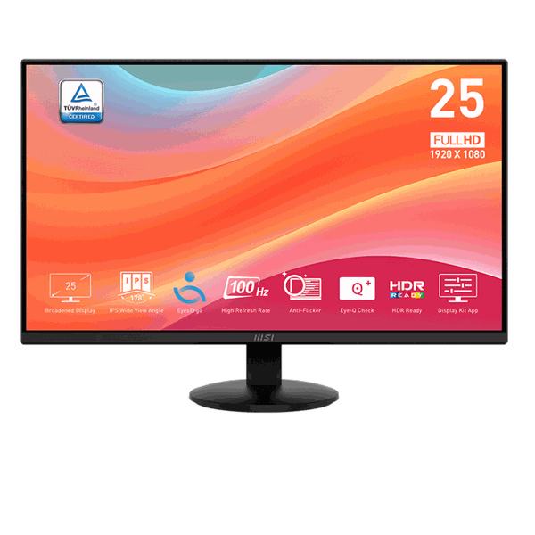 Màn hình MSI PRO MP252L | 24.5 inch, Full HD, IPS, 100Hz, 1ms