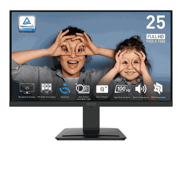 Màn hình văn phòng MSI Pro MP253 | 24.5 inch, Full HD, IPS, 100Hz, 1ms