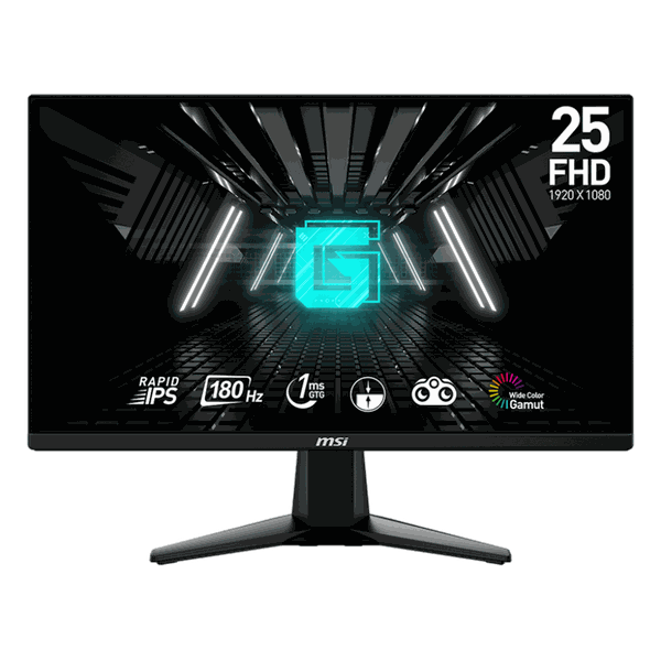 Màn hình Gaming MSI G255F | 24.5 inch, Full HD, IPS, 180Hz, 1ms, phẳng