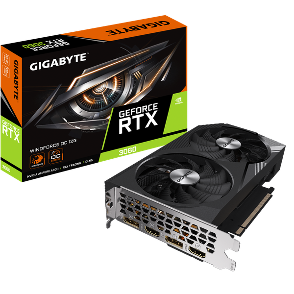 Card màn hình Gigabyte RTX 3060 12G WINDFORCE OC (rev. 1.0)