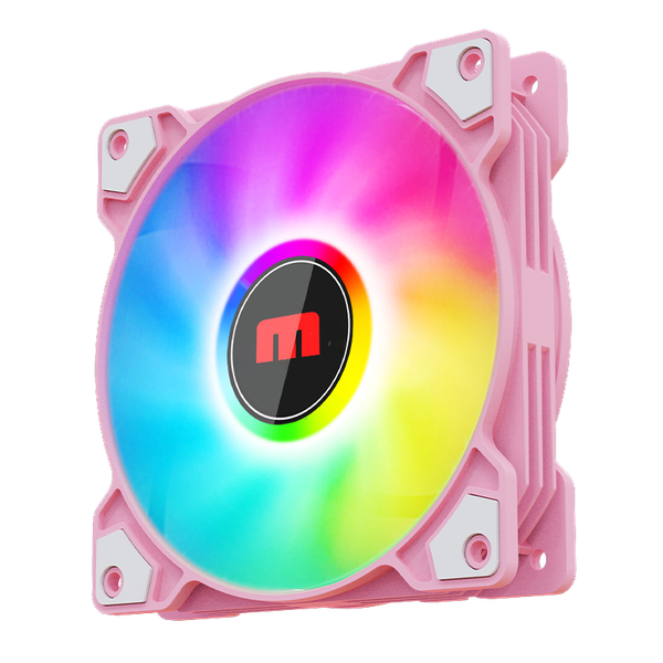 Fan Case Magic FC-01 Auto RGB - Hồng | Cắm nguồn trực tiếp, chuyển màu
