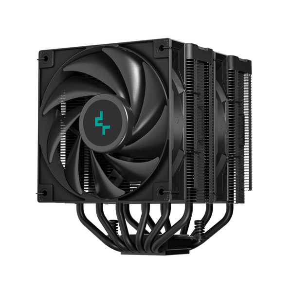 Tản nhiệt khí Deepcool AG620 Digital BK - Đen, nhập khẩu | Hai tháp, hiển thị nhiệt độ