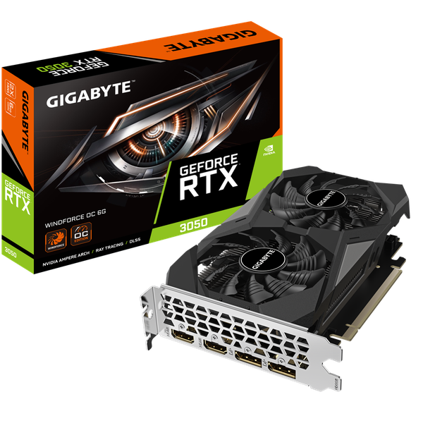 Card màn hình Gigabyte RTX 3050 6G WINDFORCE OC