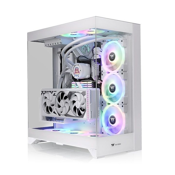 Thùng máy Thermaltake CTE E550 TG Snow - White | Không kèm fan (CA-1Z8-00M6WN-00)