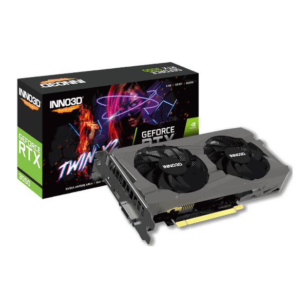 Card màn hình Inno3D RTX 3050 Twin X2 6GB