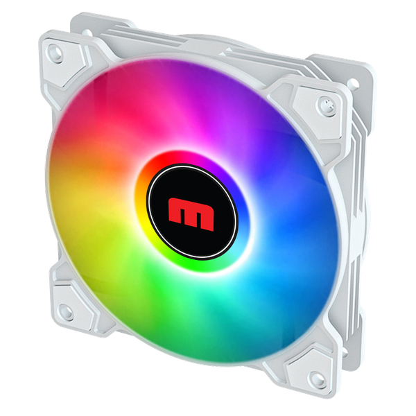 Fan Case Magic FC-01 Auto RGB - Trắng | Cắm nguồn trực tiếp, chuyển màu