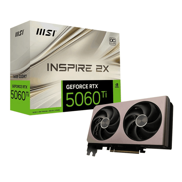 Card màn hình MSI RTX 5060 Ti INSPIRE 2X OC 16G