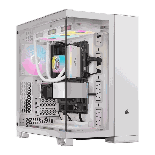 Thùng máy Corsair 6500X Mid Tower Dual Chamber - Trắng (CC-9011258-WW)