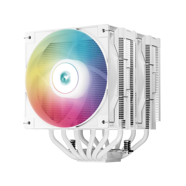 Tản nhiệt khí Deepcool AG620 Digital WH ARGB - Trắng, nhập khẩu | Hai tháp, hiển thị nhiệt độ