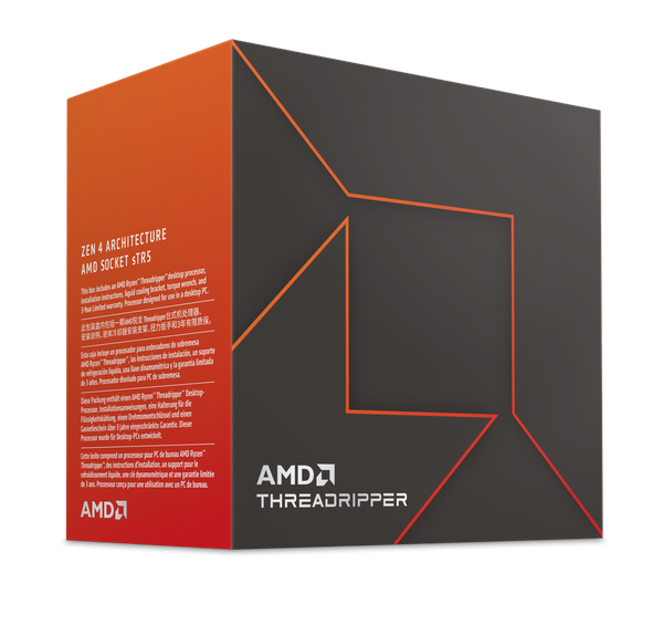 CPU AMD Ryzen Threadripper 7980X Chính hãng | Up to 5.1 GHz / 3.2GHz, 64 Cores 128 Threads, sTR5