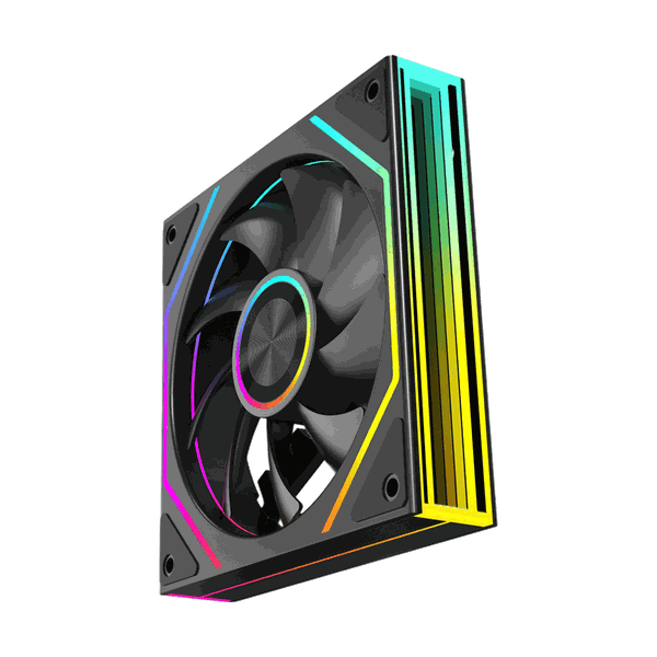 Fan Case Leopard Prism 4RS Ultra ARGB - Đen, gió ngược, fan lẻ