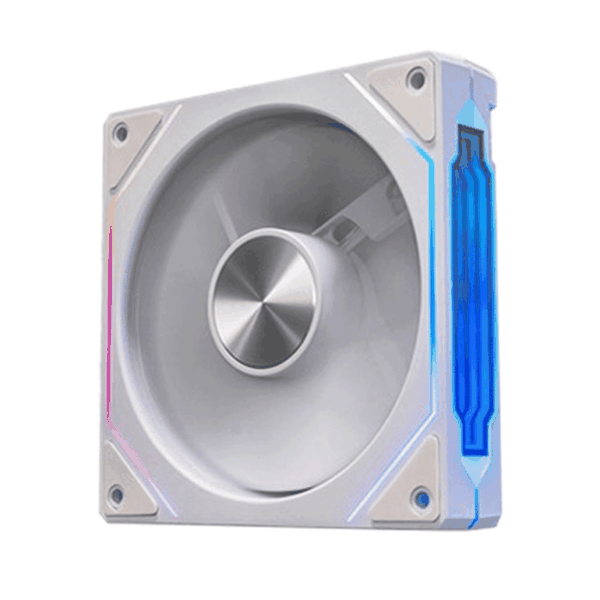 Bộ 5 Fan Case Leopard Prism 4RS ARGB (Sync Main) , Trắng