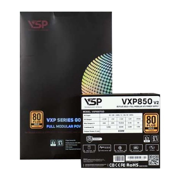 Nguồn VSP VXP 850W TGD V2 Gold Full Range