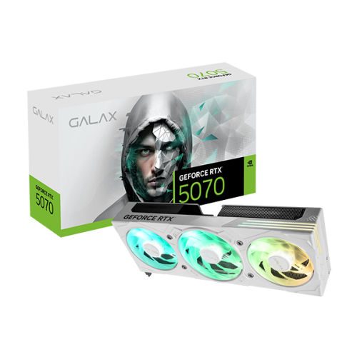 Card màn hình GALAX GeForce RTX™ 5070 EX Gamer 1-Click OC White