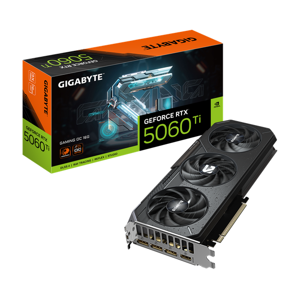 Card màn hình Gigabyte GeForce RTX™ 5060 Ti GAMING OC 16G