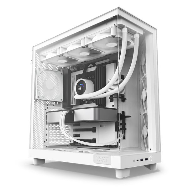 Thùng máy NZXT H6 Flow - Trắng