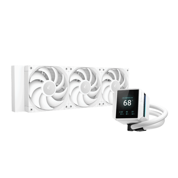 Tản nhiệt nước CPU Deepcool Mystique 360 White | Fan không LED