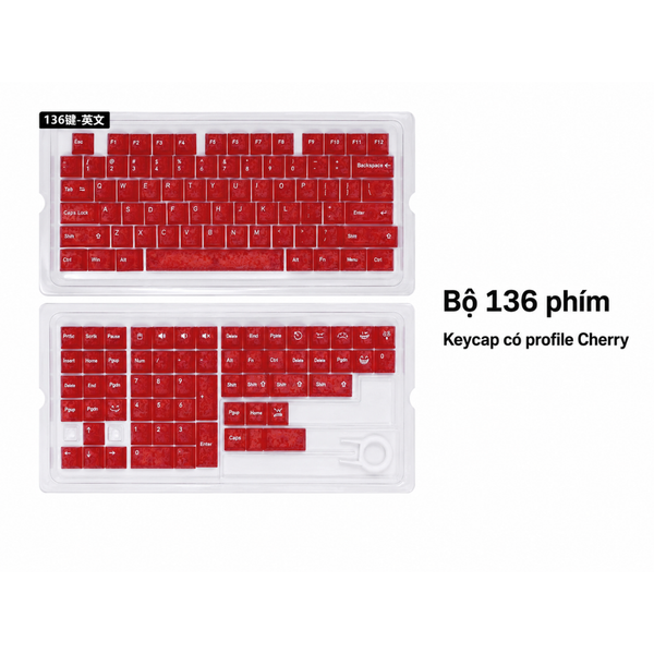 [NEW] Keycap trong suốt xuyên LED