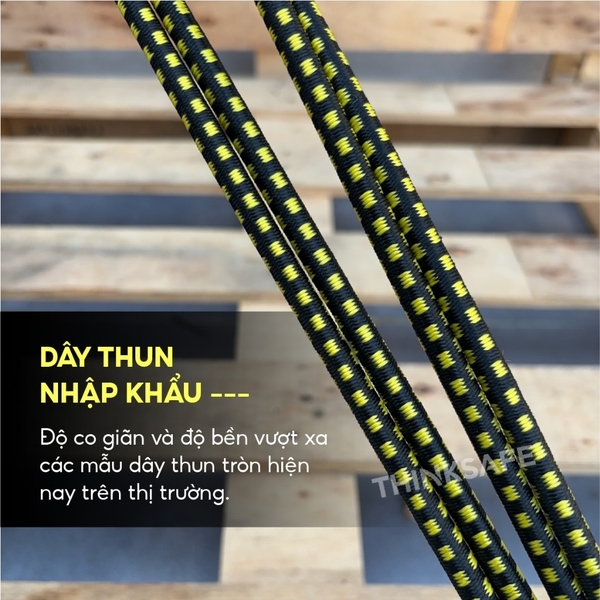Dây ràng đồ xe máy Daravin Dài 2m, 3m, 4m Dây thun ràng tăng chỉnh, dây ...