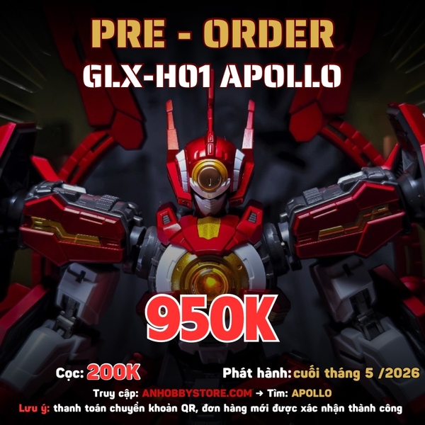 [HÀNG ĐẶT TRƯỚC] MÔ HÌNH LẮP RÁP GLX-H01 APOLLO YILICHUANGWAN ANH HÙNG VŨ TRỤ