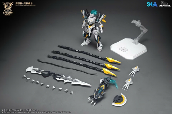[HÀNG SẴN] SNAA MÔ HÌNH LẮP RÁP BG 1/144 SC-012 RAMPAGE LION BEDIVERE (TẶNG BASE, DECAL NƯỚC)