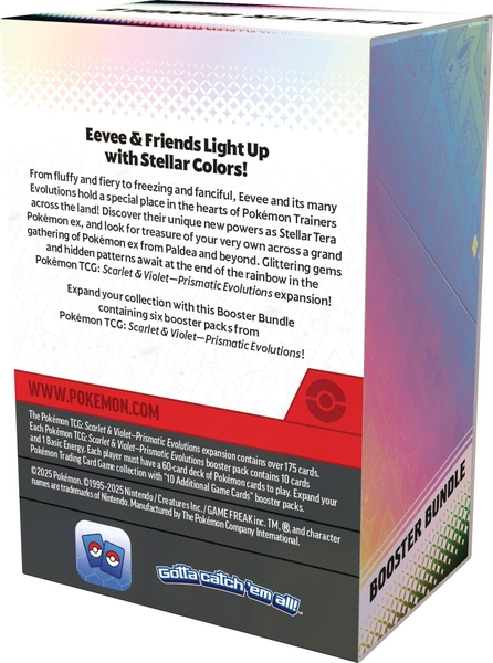 [HÀNG SẴN] Pokemon TCG: Scarlet & Violet—Prismatic Evolutions Booster Bundle CHÍNH HÃNG