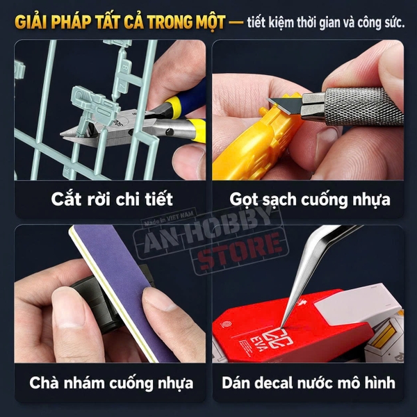 [Chính Hãng] Stedi Bộ Dụng Cụ Lắp Ráp Mô Hình TZ-01 Stedi GUNDAM MODEL PUZZLE SET