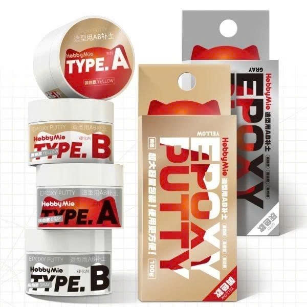 [HÀNG CÓ SẴN] BỘT TRÁM MÔ HÌNH NHỰA HOBBY MIO AB EPOXY PUTTY 100G CHÍNH HÃNG HOBBY MIO