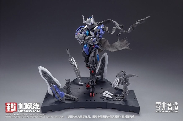 MÔ HÌNH LẮP RÁP HEMOXIAN QUYỀN VƯƠNG BAKI FULL OPTION (TẶNG BASE + DECAL NƯỚC)