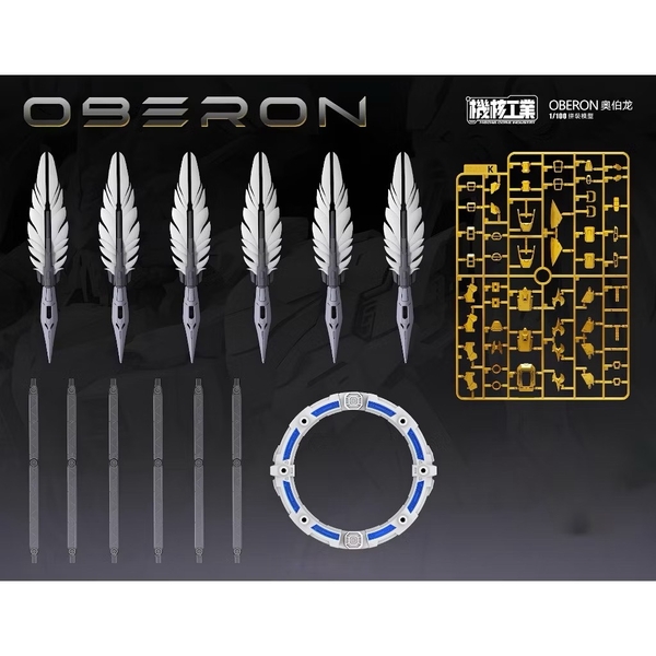 MÔ HÌNH LẮP RÁP OBERON MECHA 1/100 (TẶNG BONUS EFFECT LÔNG VŨ, RUNNER VÀNG)