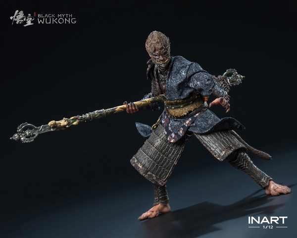 [HÀNG ĐẶT TRƯỚC] MÔ HÌNH ACTION FIGURE DIE-CAST BLACK MYTH WUKONG THIÊN MỆNH NHÂN INART 1/12 - BẢN DELUXE VERSION