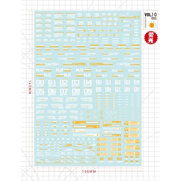 [HÀNG CÓ SẴN] DECAL HOBBY MIO VOL.10 001-005