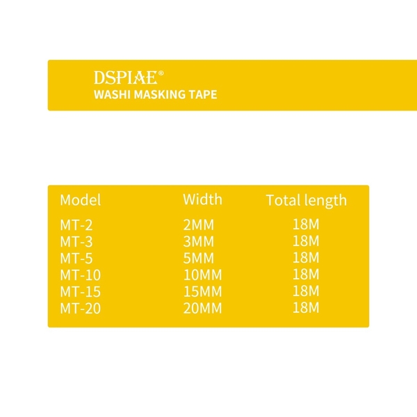 Băng dính che sơn cao cấp Dspiae Masking tape