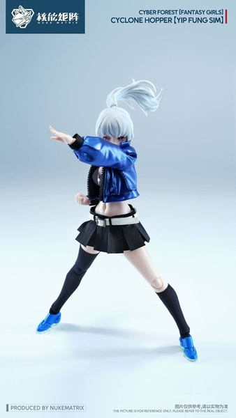 [HÀNG SẴ] MÔ HÌNH LẮP RÁP NUKE MATRIX FANTASY GIRL CF08 CYCLONE HOPPER YIP FUNG SIM