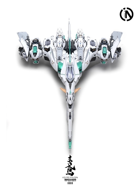 [HÀNG ĐẶT TRƯỚC] MÔ HÌNH LẮP RÁP IN ERA+ AZURE FALCON (TẶNG KÈM BASE, DECAL NƯỚC)