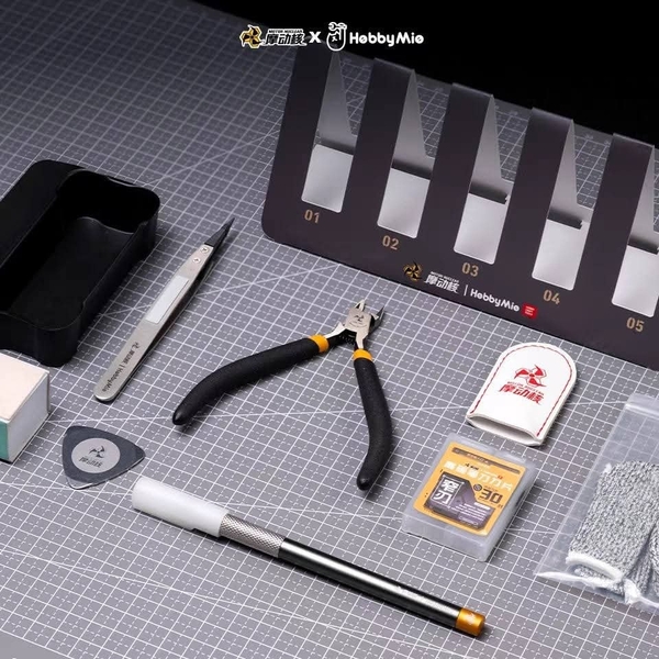 [HÀNG CÓ SẴN] HOBBY MIO BỘ DỤNG CỤ LẮP RÁP CAO CẤP MOTOR NUCLEAR GỒM 9 MÓN PORTABLE TOOL SET