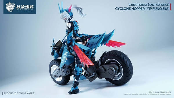 [HÀNG SẴ] MÔ HÌNH LẮP RÁP NUKE MATRIX FANTASY GIRL CF08 CYCLONE HOPPER YIP FUNG SIM
