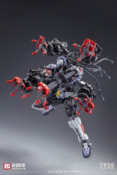 MÔ HÌNH LẮP RÁP HEMOXIAN QUYỀN VƯƠNG BAKI FULL OPTION (TẶNG BASE + DECAL NƯỚC)