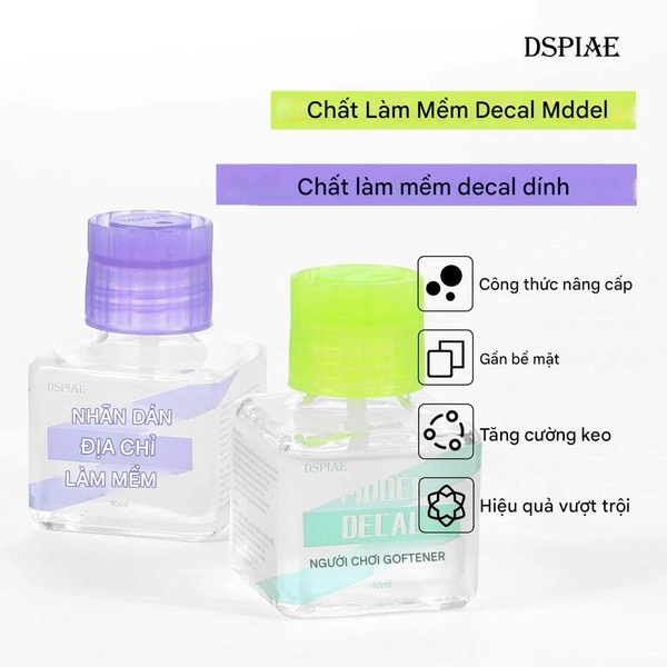 [HÀNG SẴN] DSPIAE DUNG DỊCH ETC-03 ETC-04 DÁN VÀ LÀM MỀM DECAL NƯỚC CHO MÔ HÌNH CHÍNH HÃNG
