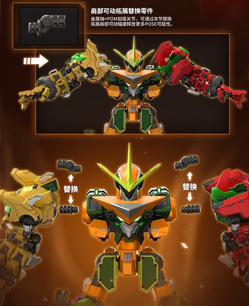 [HÀNG ĐẶT TRƯỚC] MÔ HÌNH LẮP RÁP YILICHUANGWAN FR-M01 SƯ PHỤ DỪA - DỪA SONG KIẾM ROBOT TRÁI CÂY