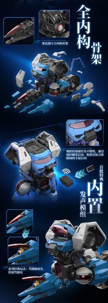 [HÀNG SẴN] YILICHUANGWAN MÔ HÌNH LẮP RÁP FR-07 PINO DO THÁM ROBOT TRÁI CÂY
