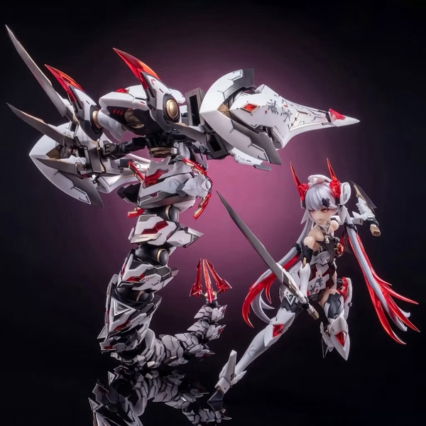 [HÀNG SẴN] MÔ HÌNH LẮP RÁP MODEL KIT GIRL POLARIS STAR WHITE - BẠCH XÀ NHI 1/12